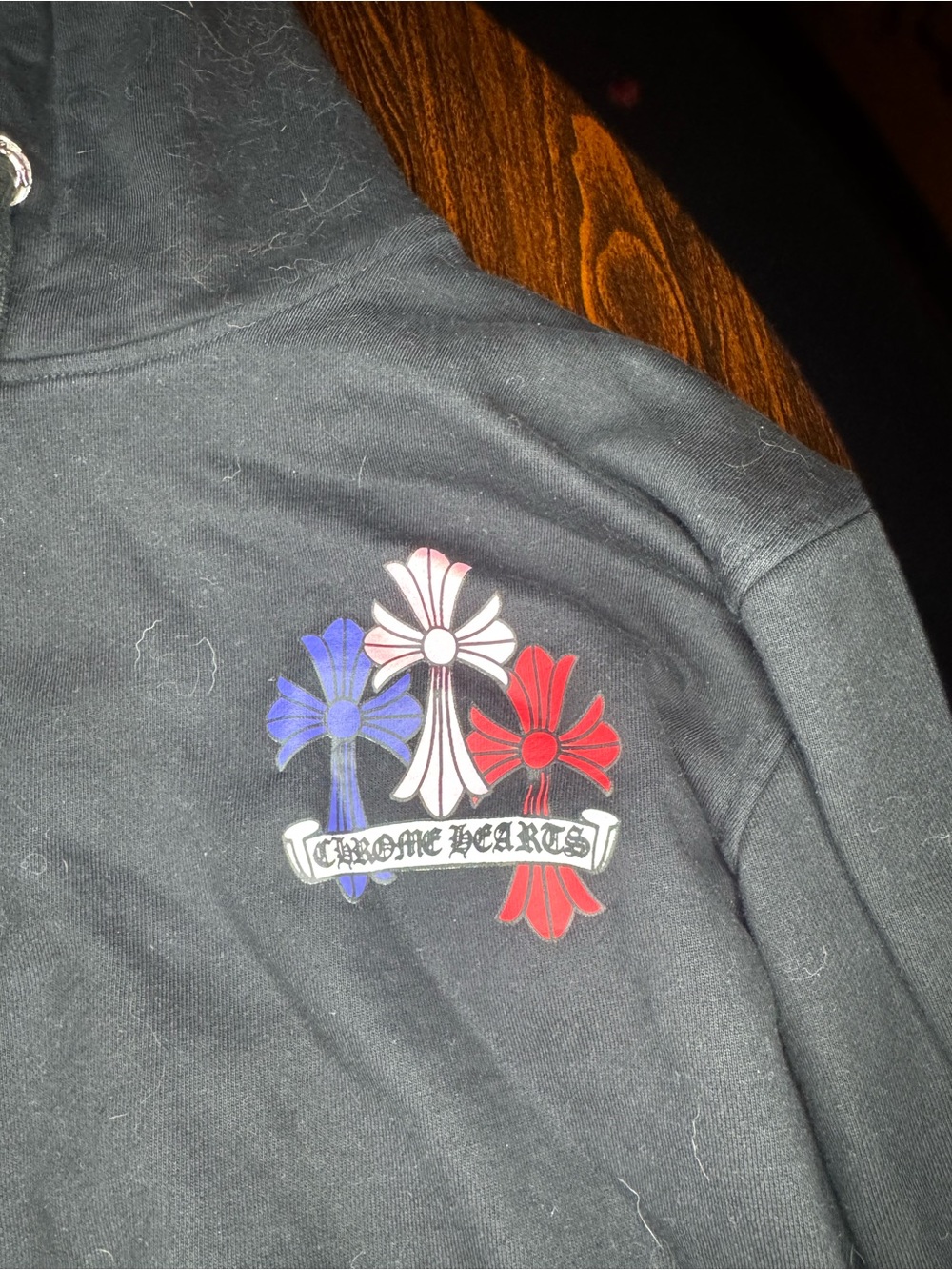 Unisex Chrome Hearts Black Hoodie. Only worn twice. Comes with Dust bag